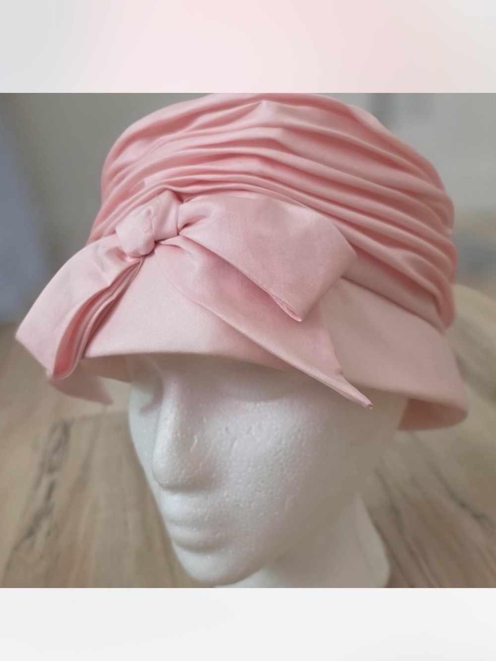 Women’s Pink Bow Turban Hat